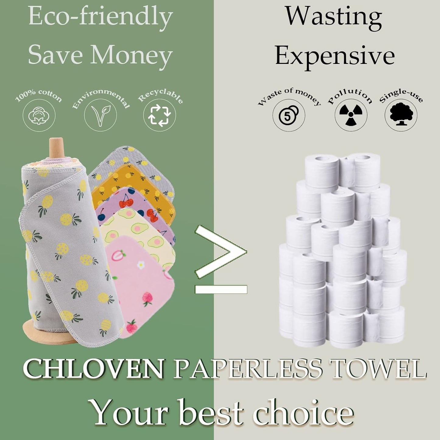 EverGreen Roll Towels