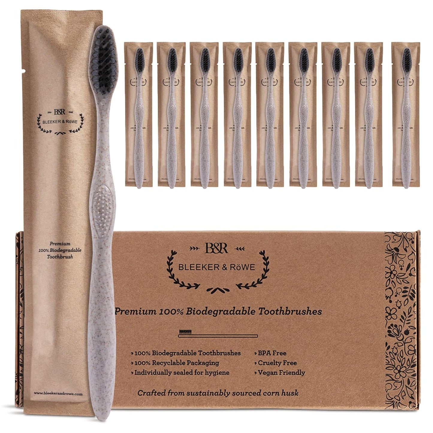 EcoSmile Biodegradable Toothbrushes