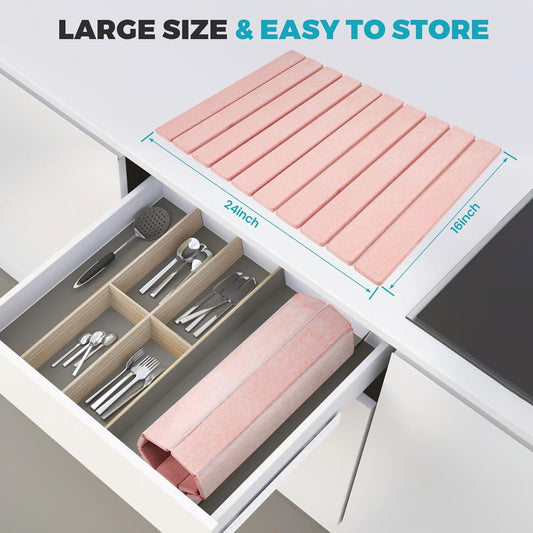 EcoHaven Pink Stone Drying Mat